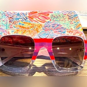 Lilly Pulitzer Oversized Square Sunglasses BRAND NEW WITH TAGS